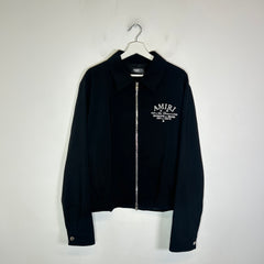 Amiri Black Arts District Blouson Jacket Size 52