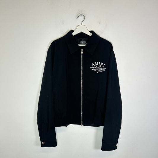 Amiri Black Arts District Blouson Jacket Size 52