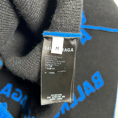 Balenciaga Knit All Over Spell Out Sweater Size XXL