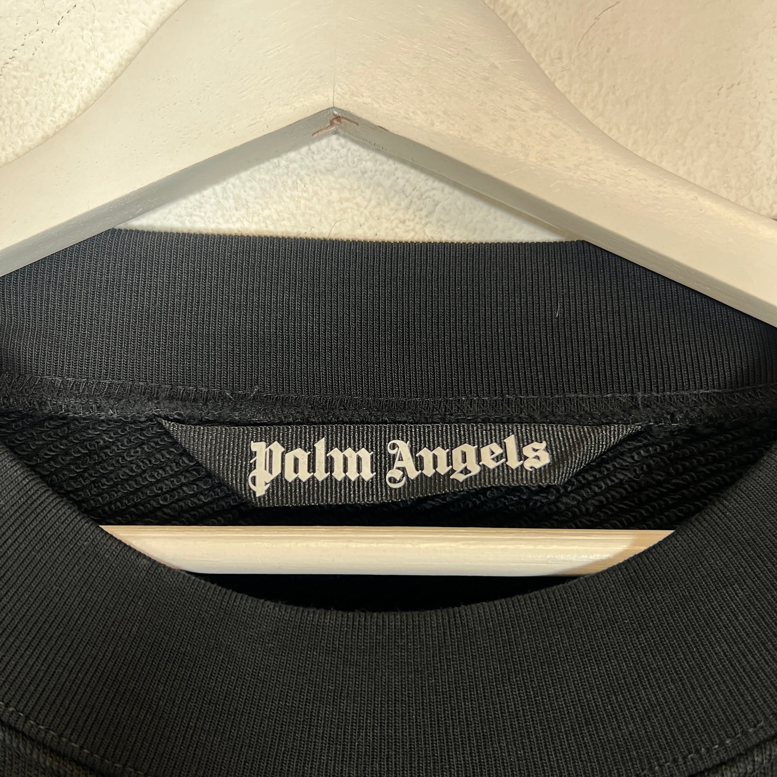 Palm Angels Black Sketch Logo Sweatshirt Size XL