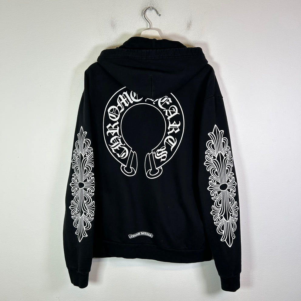 Chrome Hearts Floral Horseshoe Hoodie