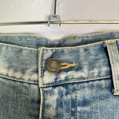 Saint Laurent FW14 D02 Crash Denim Jeans