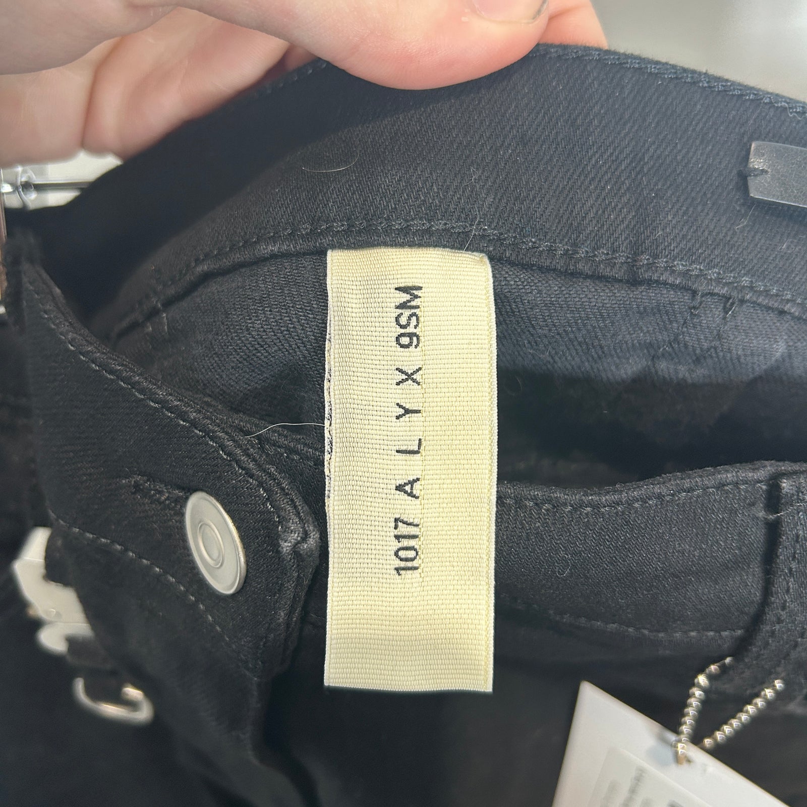 1017 Alyx 9sm Black Skinny Jeans Size 30