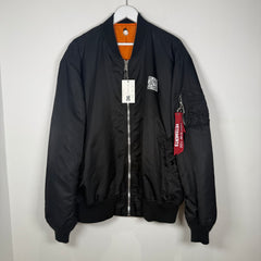 Vetements Reversible QR Bomber Jacket Size L