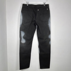 Givenchy Black Chito Grafitti Dog Jeans Size 34
