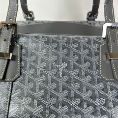 Goyard Grey Goyardine Boeing 55 Travel Duffle Bag