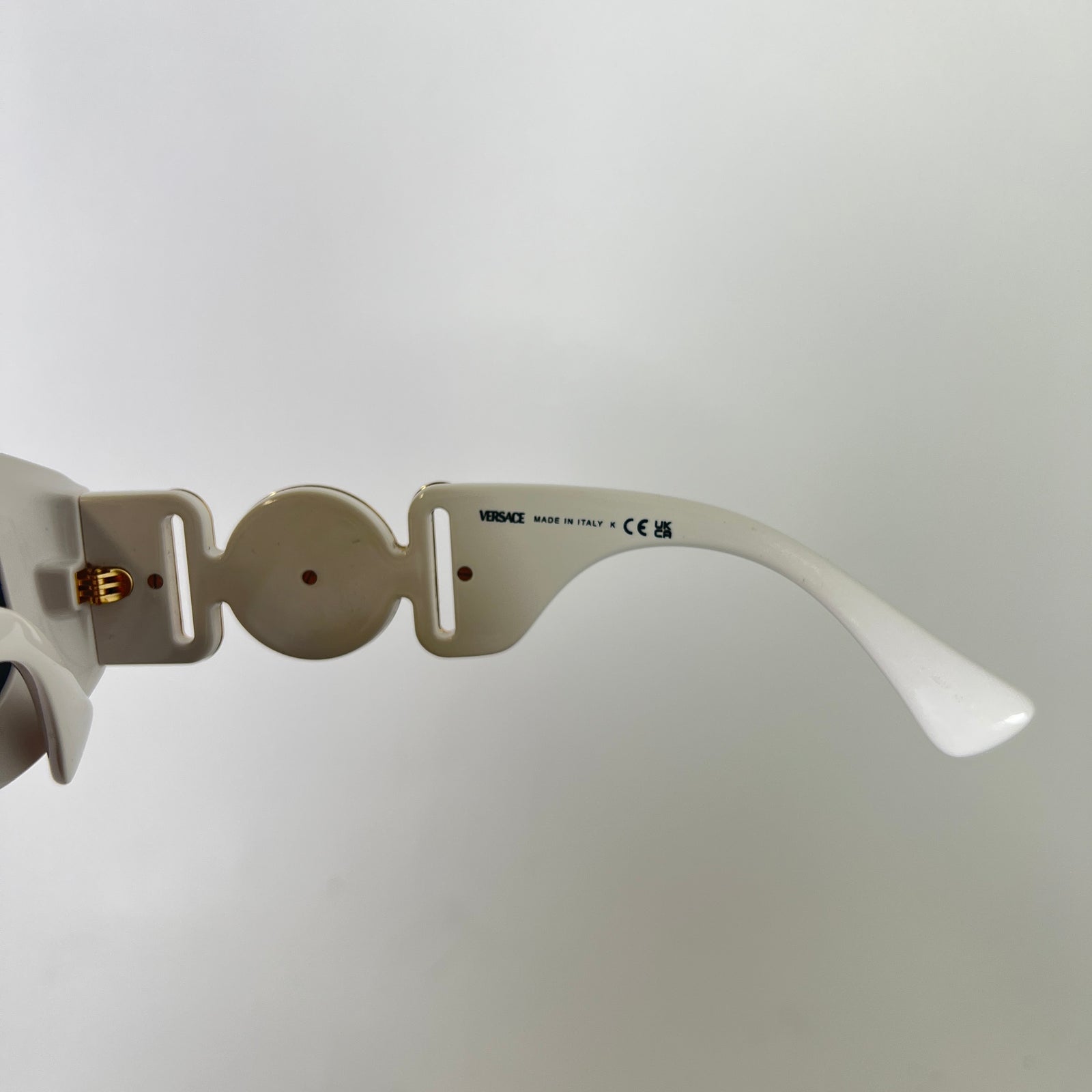 Versace White Medusa Biggie Sunglasses