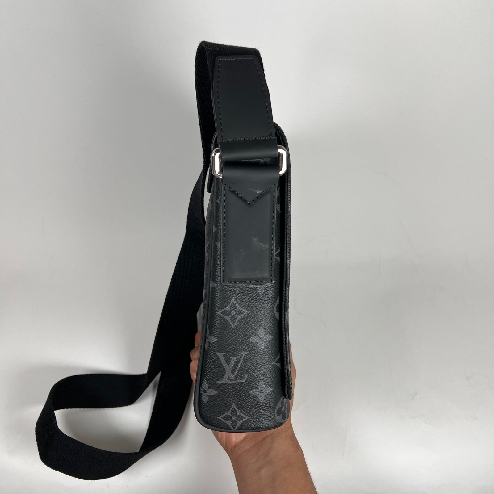Louis Vuitton Black Monogram District Messenger Bag