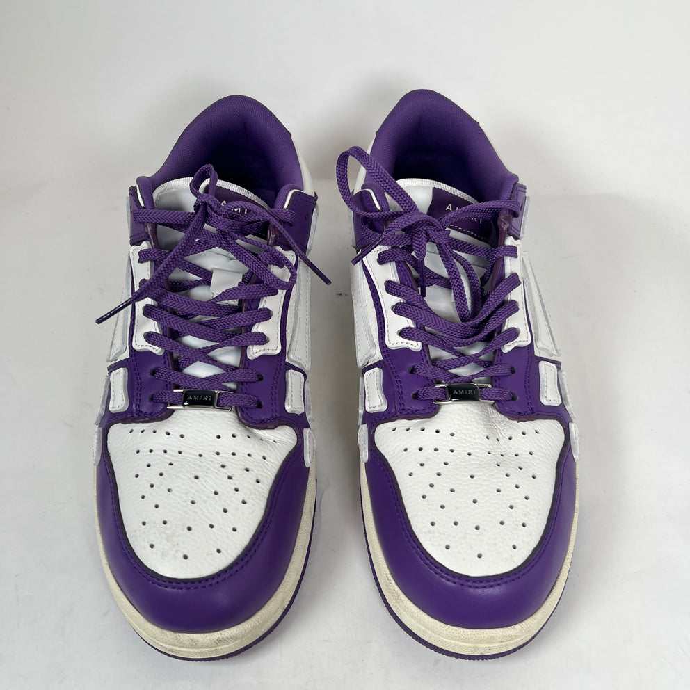 Amiri Purple Skel Low-Top Sneaker Size 47