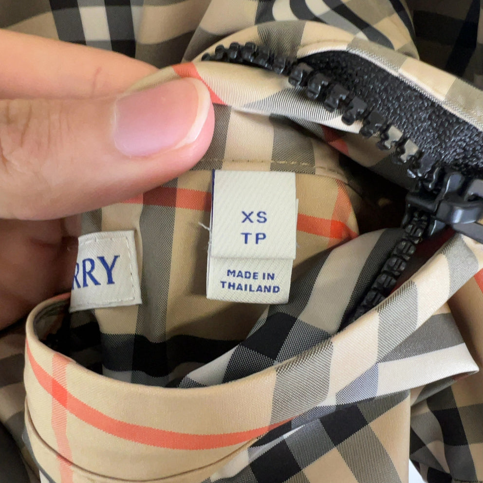 Burberry Newport Reversible Check Hooded Jacket