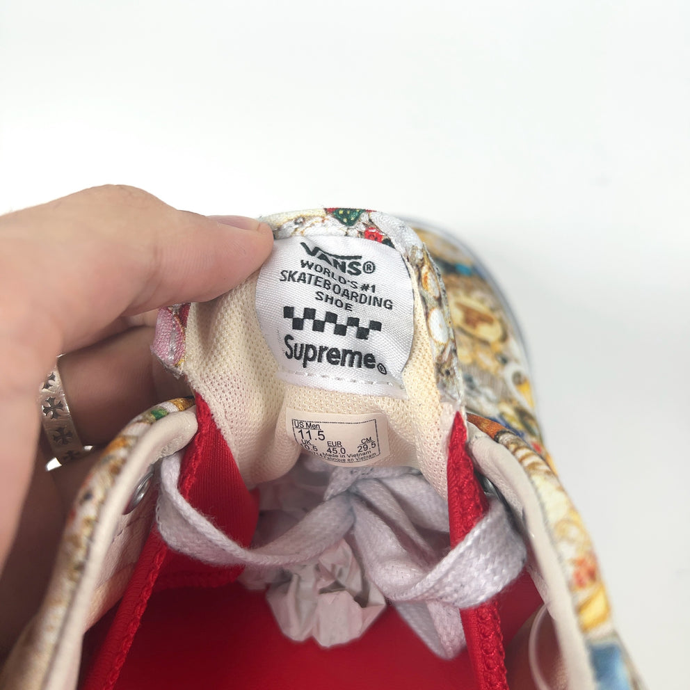 Supreme x Vans Mike Kelley 'Skate Era' Low-Top Sneakers