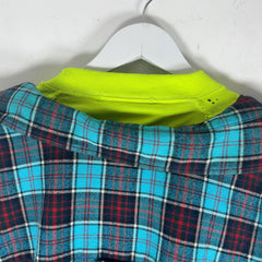 Balenciaga Neon/Flannel Hybrid Trompe L'oeil Shirt