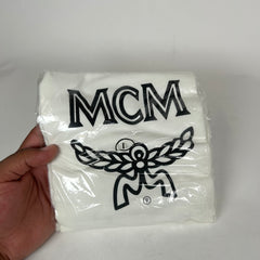MCM Black Lamsbskin Leather Backpack