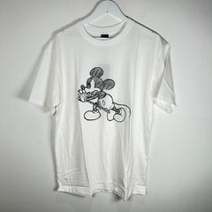 Number (N)ine White Mickey Sketch T-Shirt Size 4