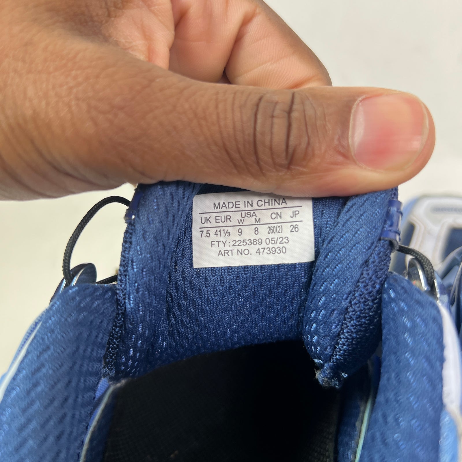 MM6 Maison Margiela x Salomon Heather Blue ACS Pro Sneaker Size 8.5