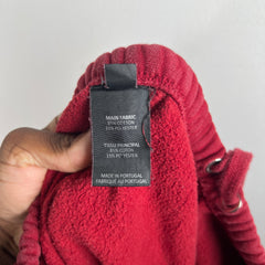 Vetements AW19 Burgundy Spellout Logo Sweatpants Size XS