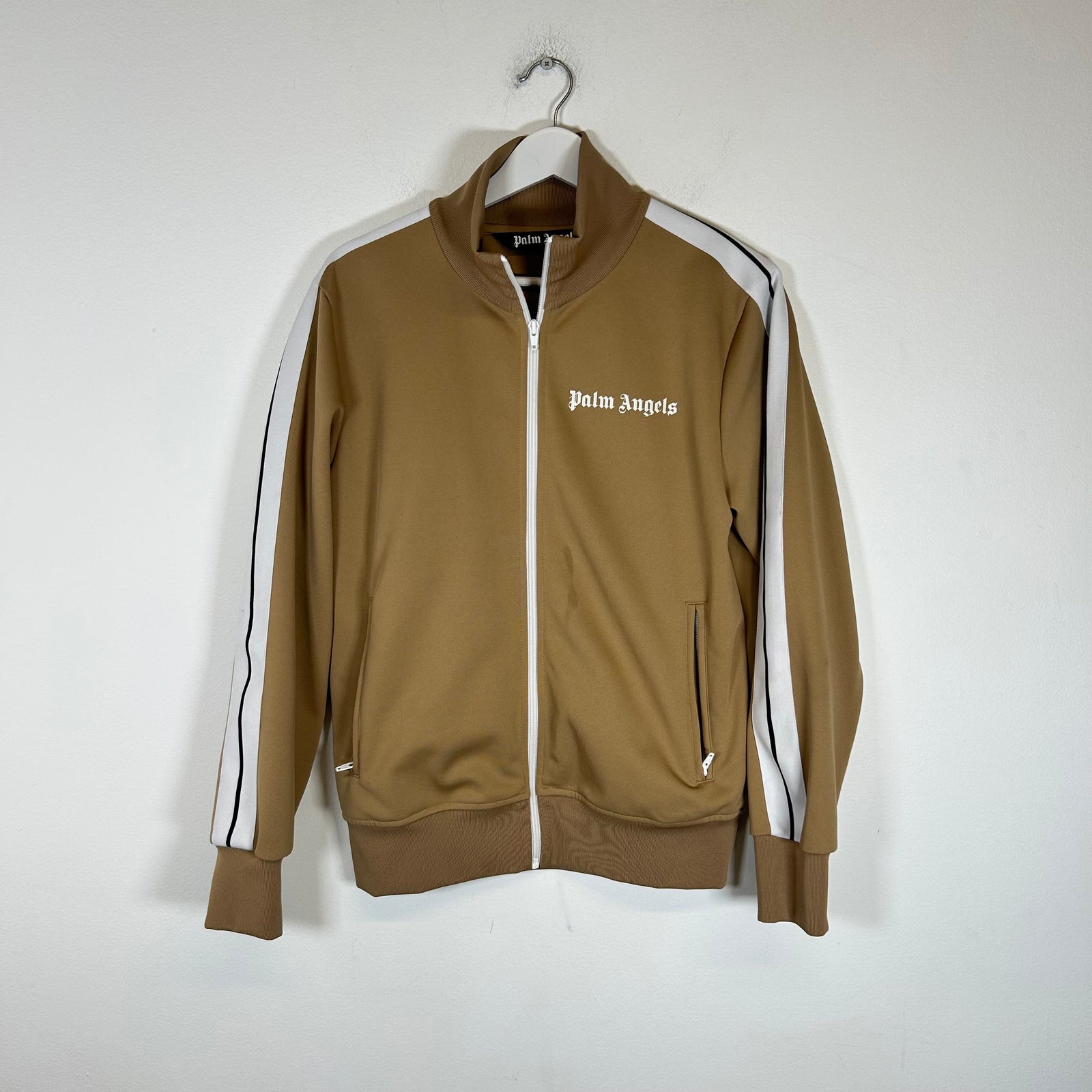 Palm Angels Tan Track Jacket Size M