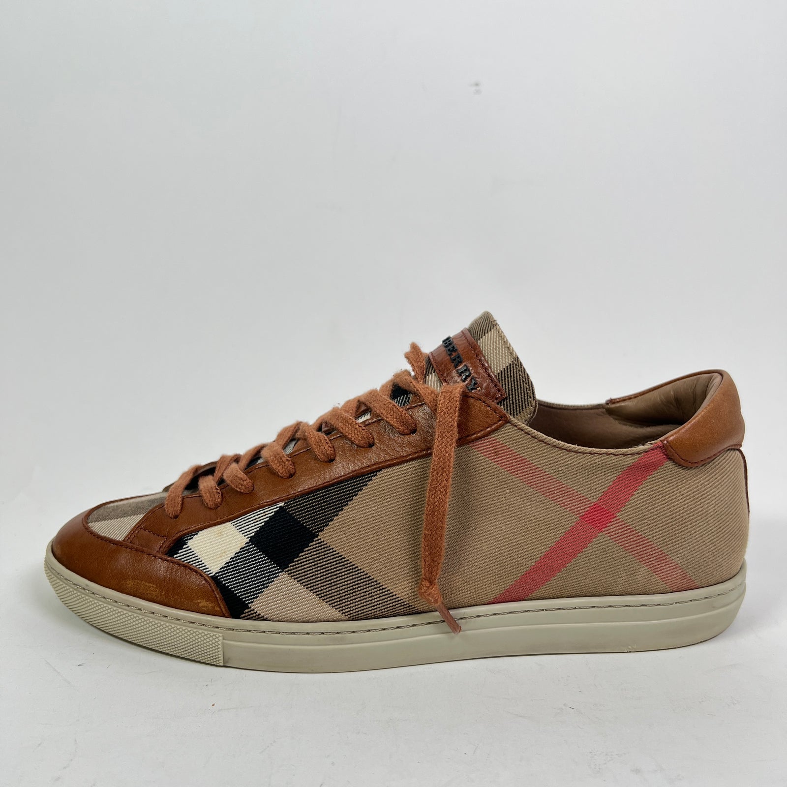 Burberry Check Canvas Low-Top Sneaker