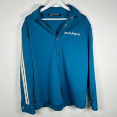 Palm Angels Blue Track Coach Jacket