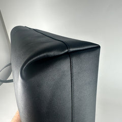 Versace Black Virtus Leather Tote Bag