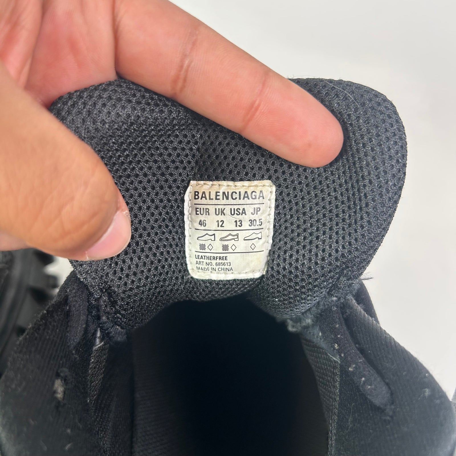 Balenciaga Black Defenders
