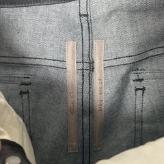 Rick Owens SS24 Lido Waxed Jeans Size 36