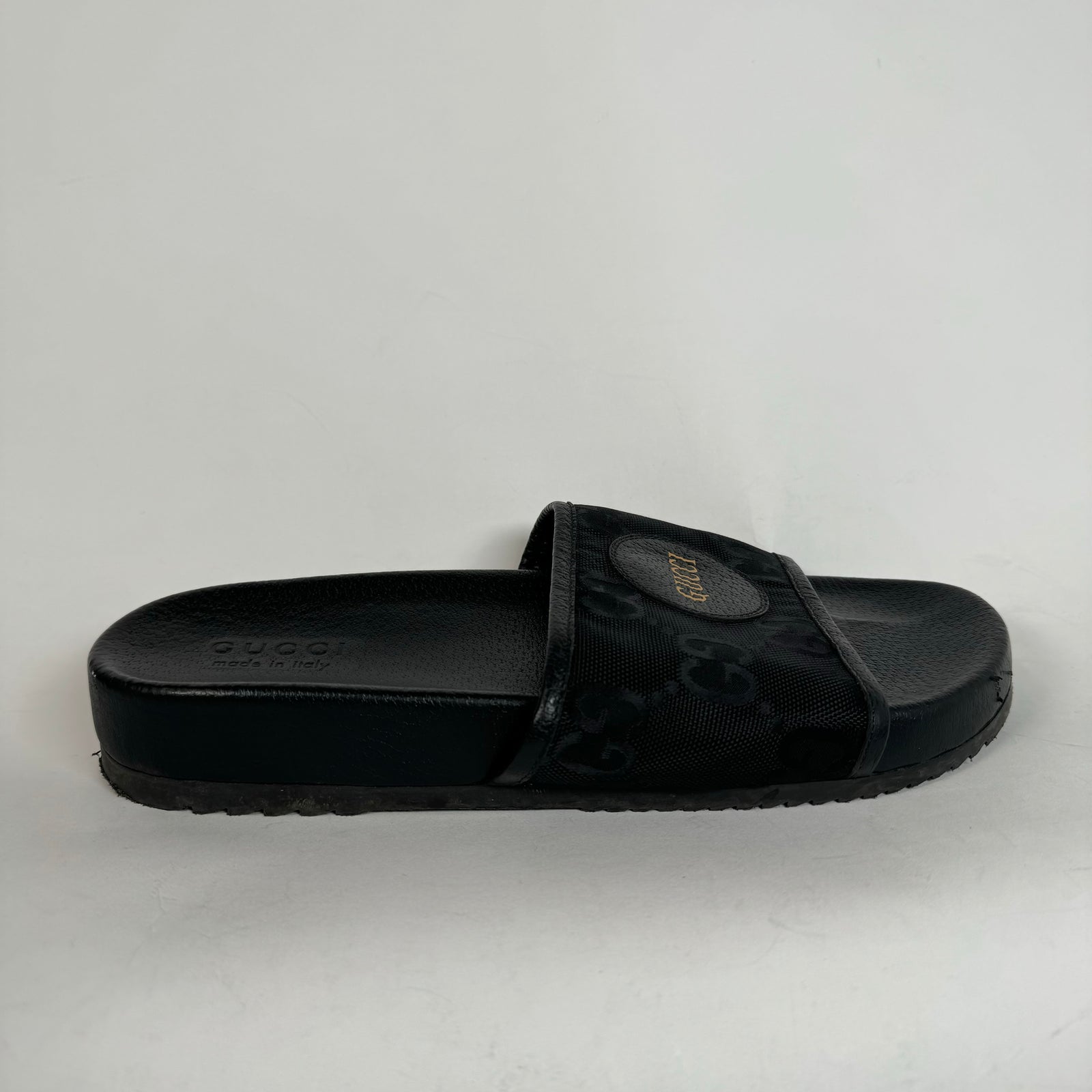 Gucci Black Off The Grid Sandals Size 12