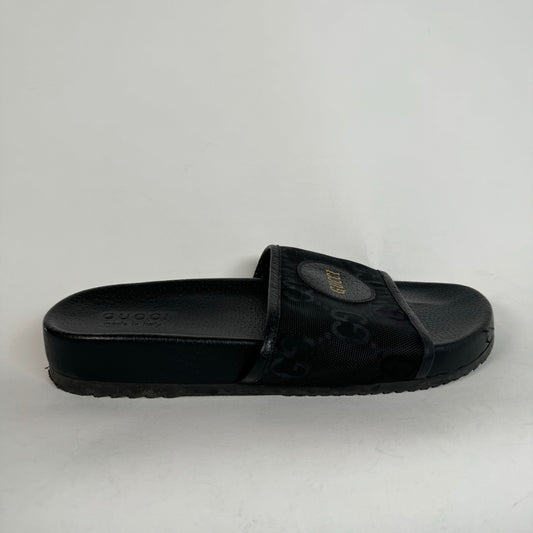Gucci Black Off The Grid Sandals Size 12