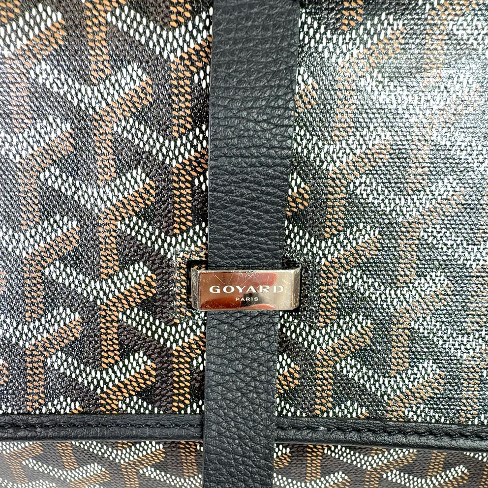 Goyard Black Belvedere II MM Messenger Bag