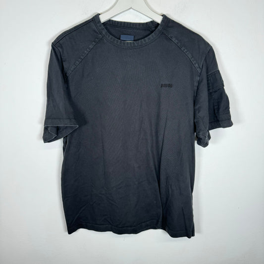 Juun.J Black Cargo Tee Size M