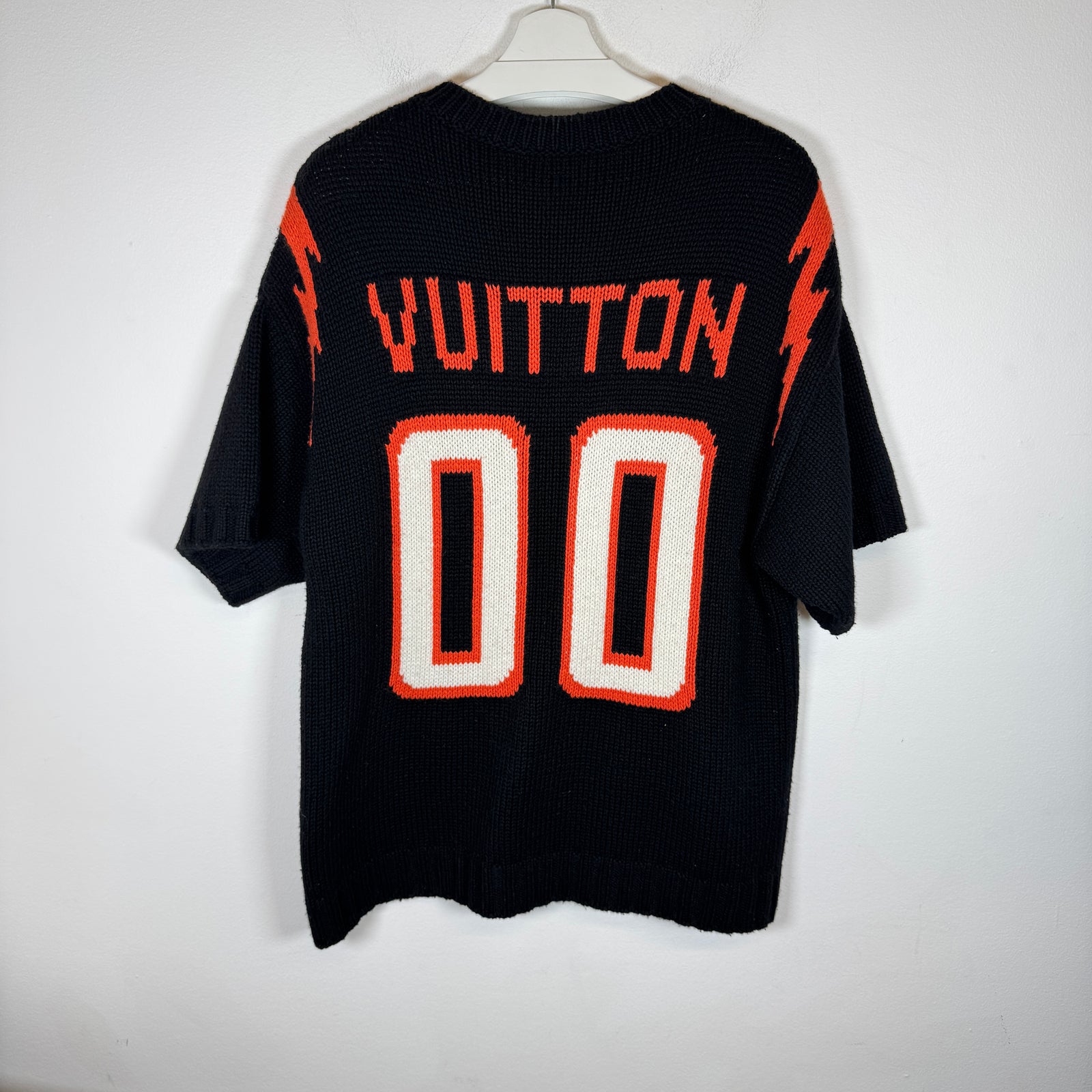 Louis Vuitton Intarsia Knit Football Shirt Size XL