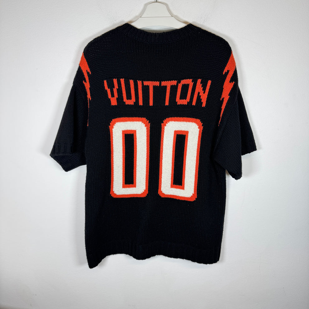 Louis Vuitton Intarsia Knit Football Shirt Size XL