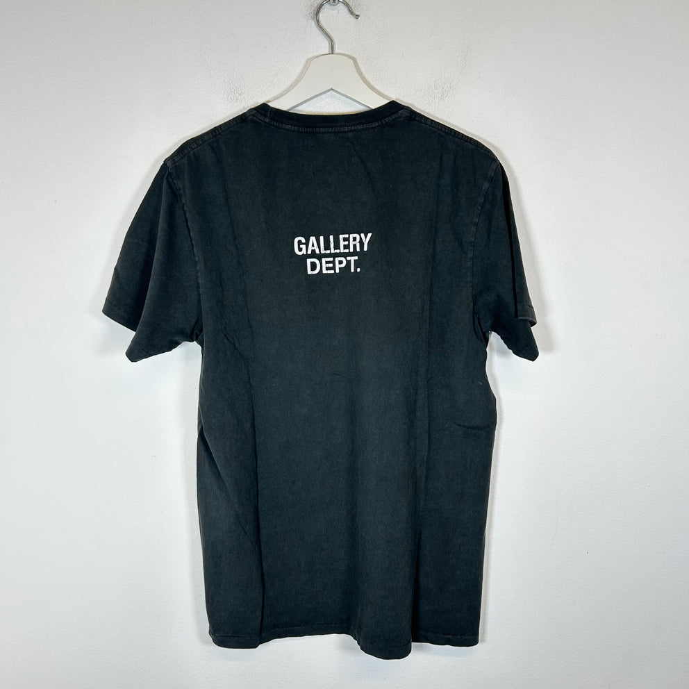 Gallery Dept Vintage Black ATK Logo T-Shirt Size M
