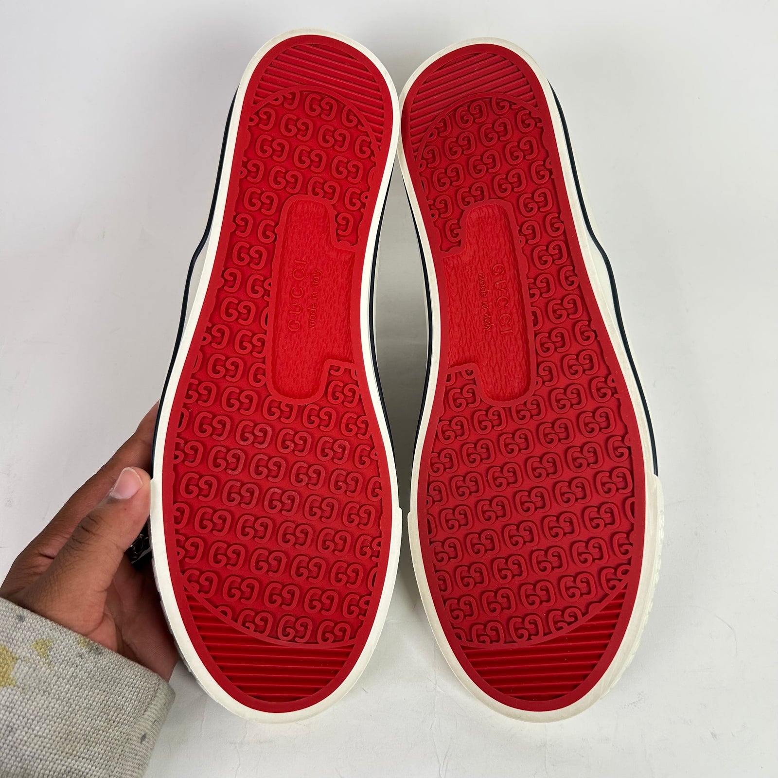 Gucci Tennis 1977 Canvas High-Top Sneakers
