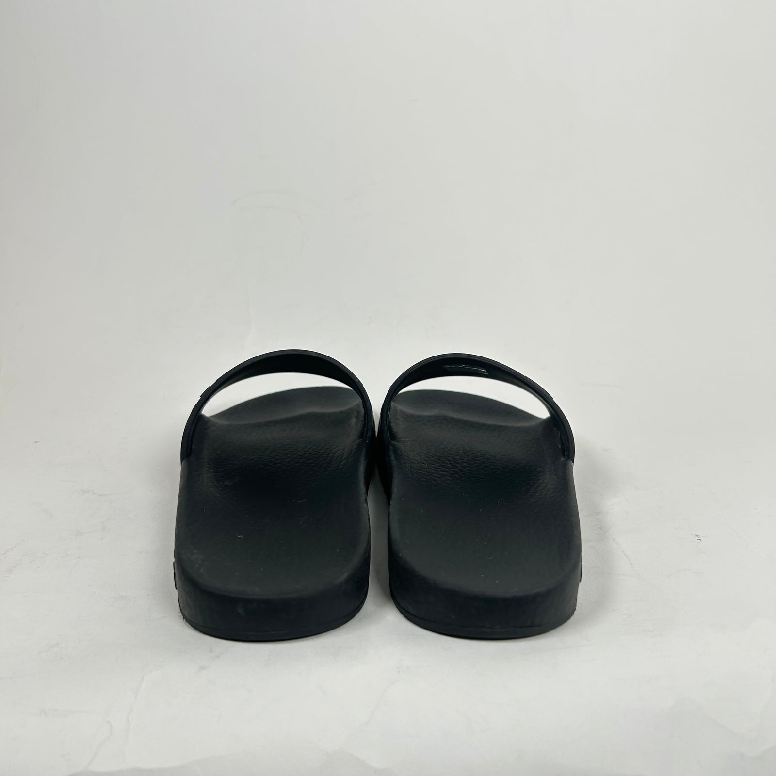Gucci Black Logo Slides Size 34