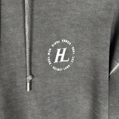 Helmut Lang Grey Logo Hoodie Size M