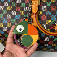 Louis Vuitton Multicolor 'LV-Vers' Damier Keepall Bandouliere 50