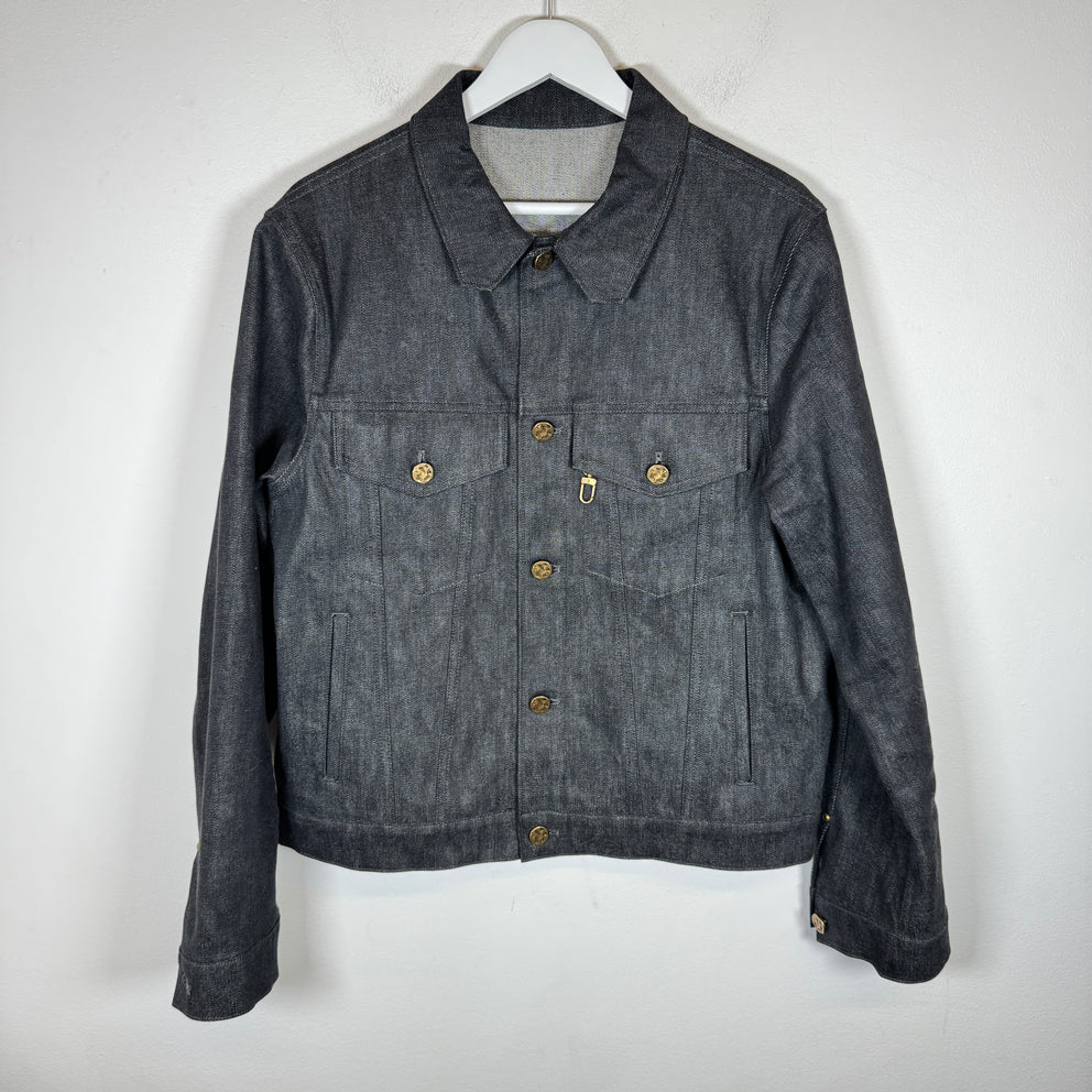 Louis Vuitton Hidden Monogram DNA Denim Jacket Size 50