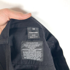 Tom Ford Black Cotton Pants