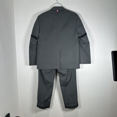 Thom Browne Grey Side Button Two Piece Suit Size S