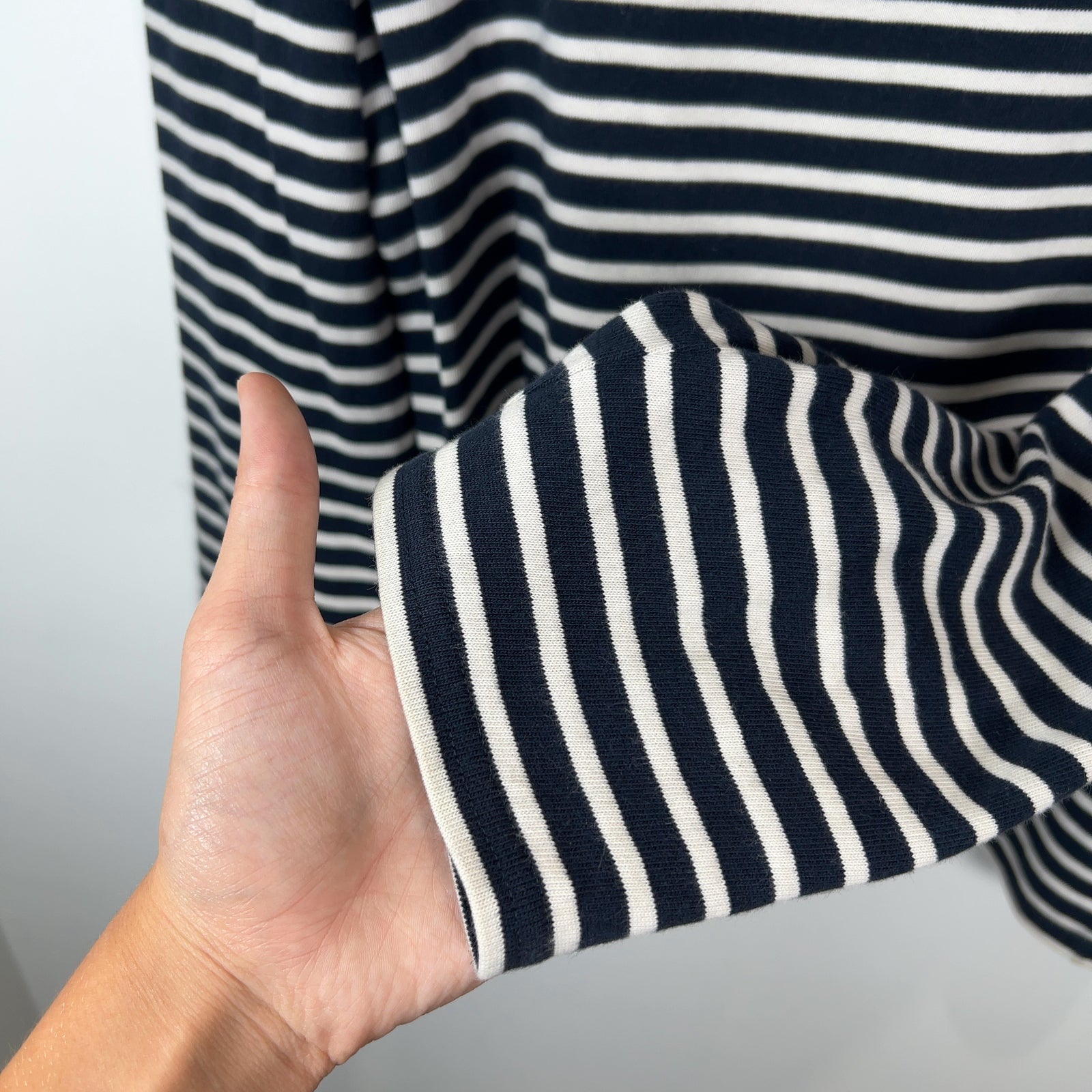 Celine Striped Cotton Longsleeve