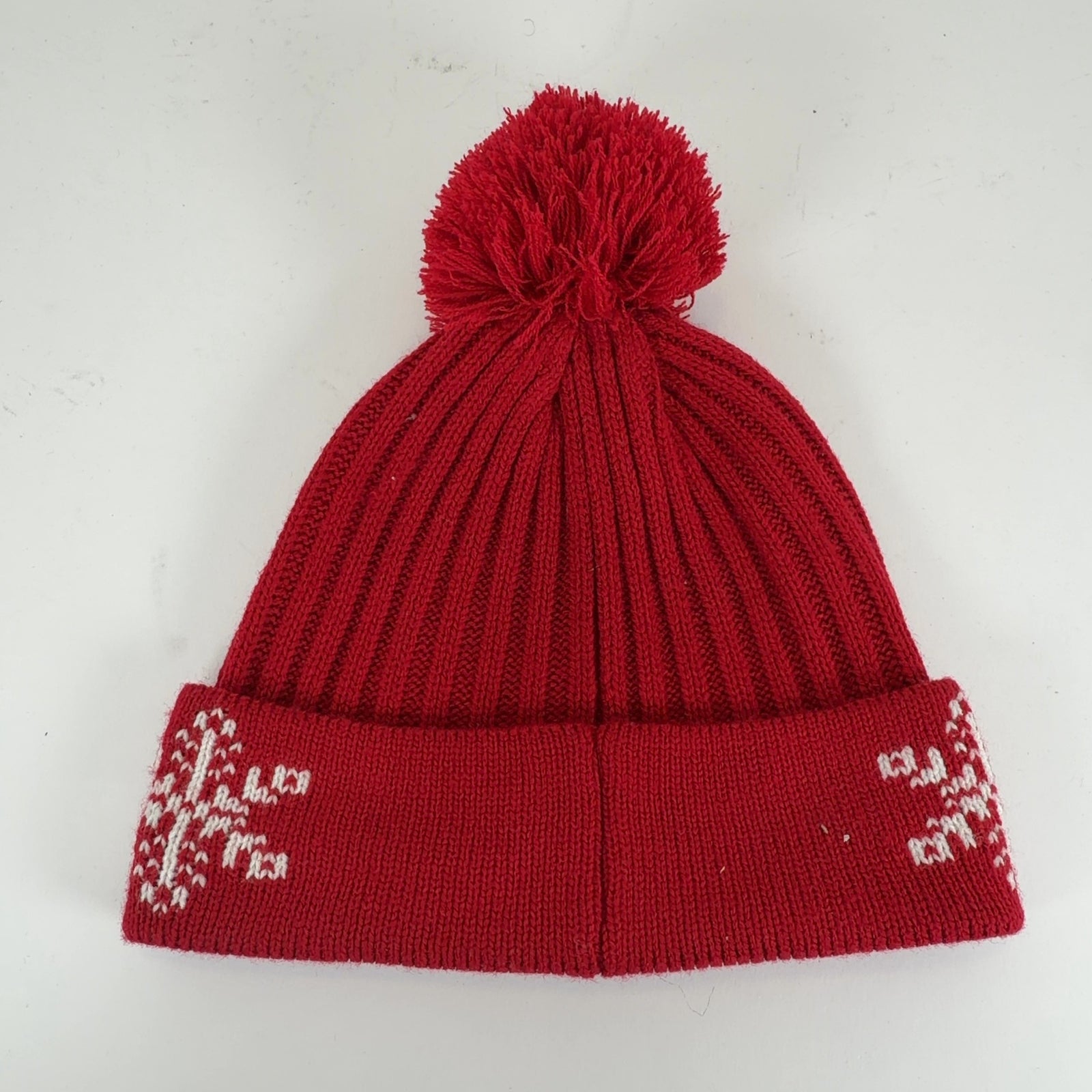 Jean Paul Gaultier Ribbed ”I Heart Gautier” Pom Pom Beanie