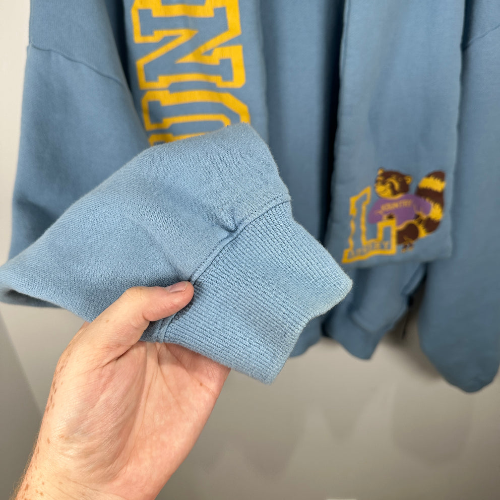 Kapital Hooded Scarf Kountry Blue Crew Neck Size OS