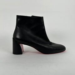 Christian Louboutin Black Leather Turela Boot Size 9