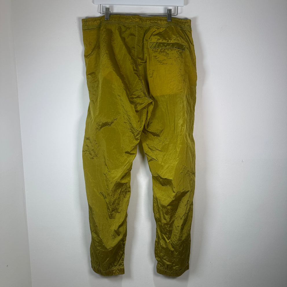 Stone Island Mustard Yellow Nylon Cargo Pants Size 36