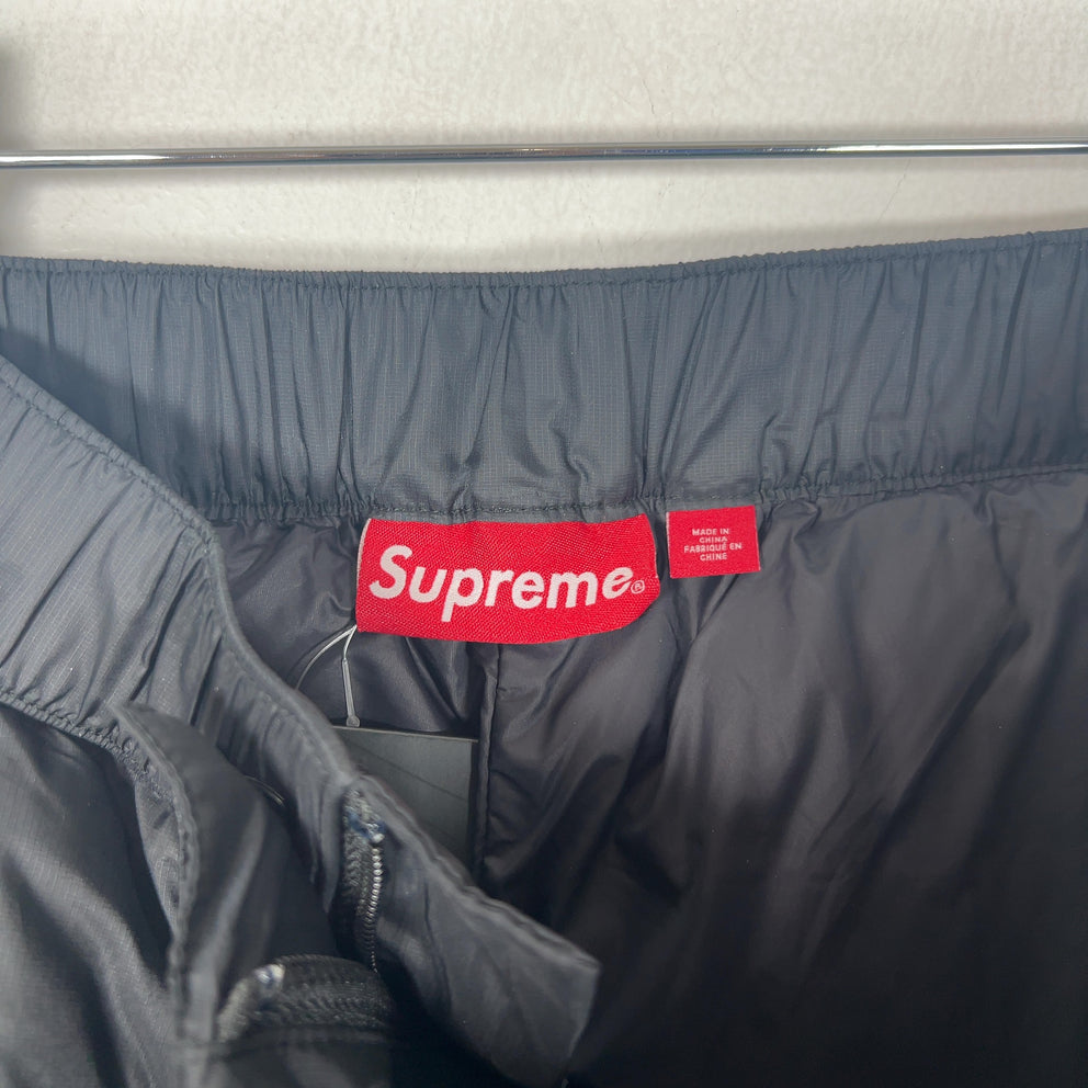Supreme Black Micro Puffer Sweatpants