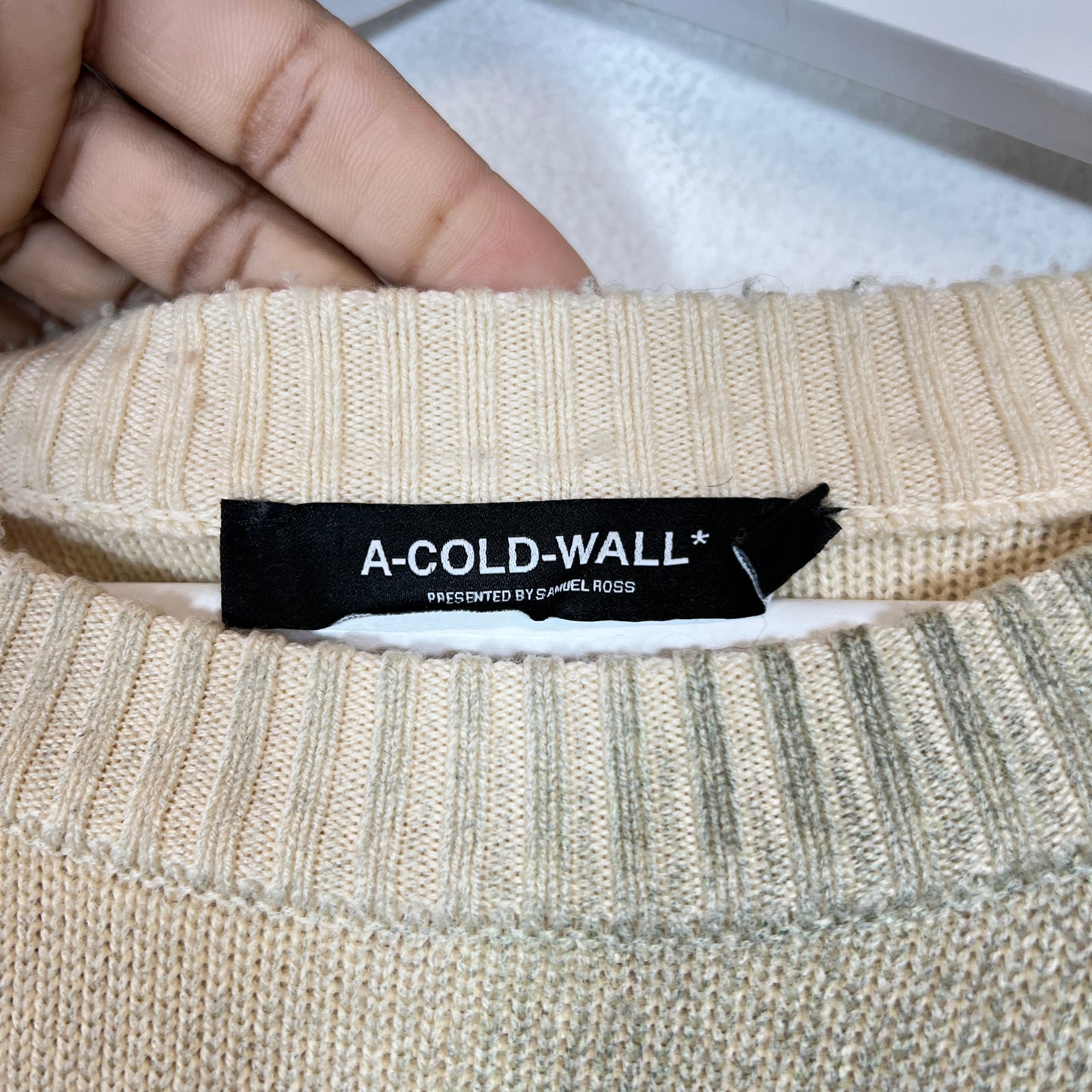 A-Cold-Wall Gradient Knit Sweater Size L