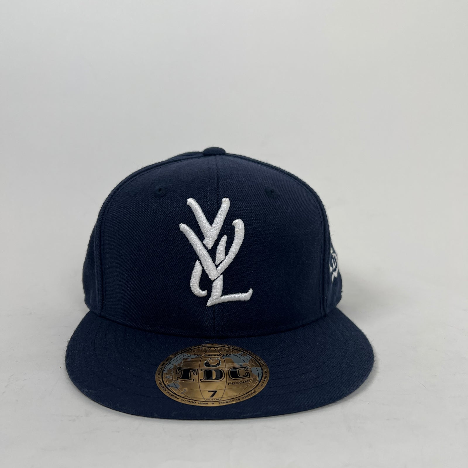 YVL Navy Fitted Hat Size 7