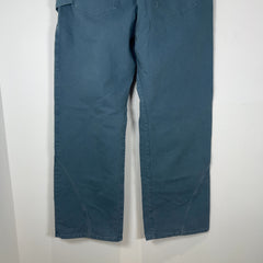 JW Anderson Blue 'Twisted' Workwear Canvas Pants