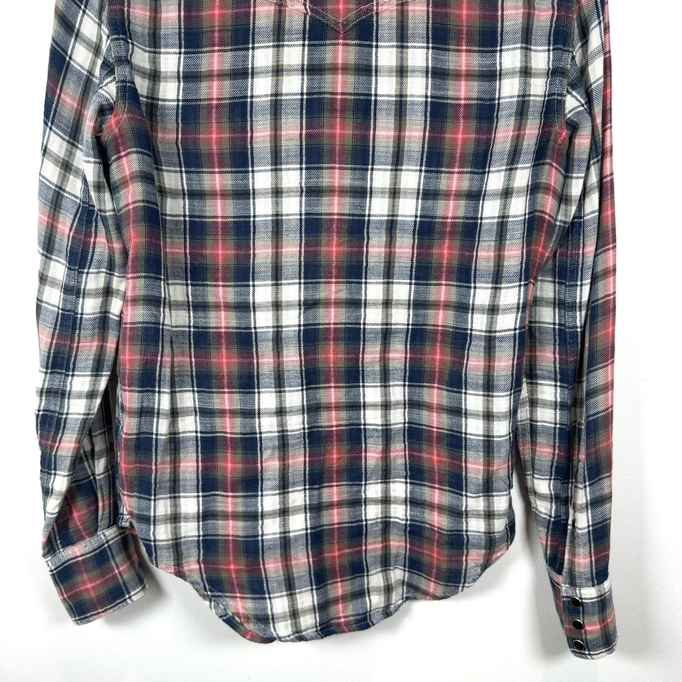 Saint Laurent Western Pearl Snap Button Up Shirt
